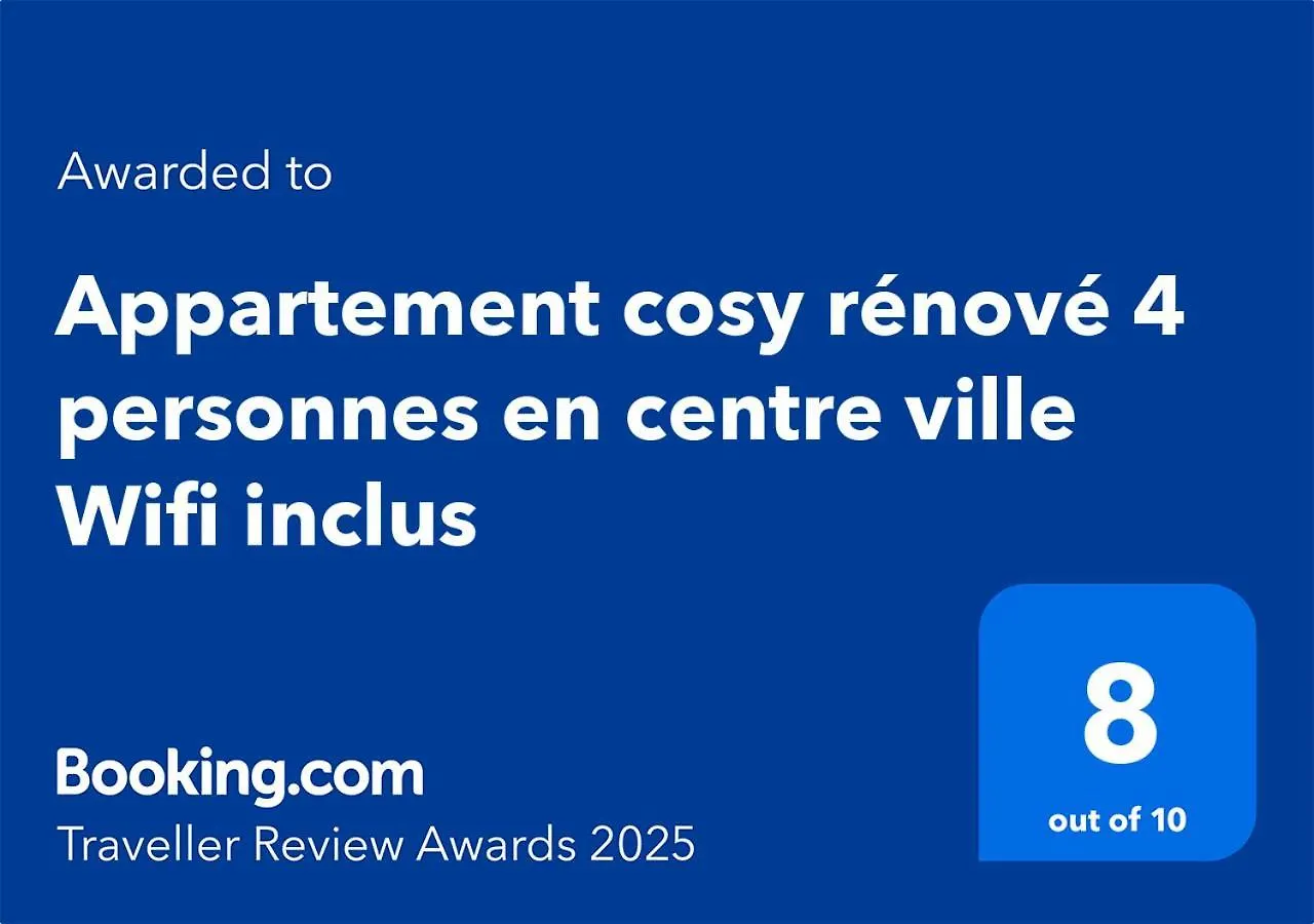 Appartement Cosy Renove 4 Personnes En Centre Ville Wifi Inclus كيبِرو فرنسا